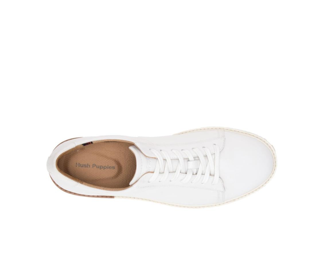Men Sneakers | Hush Puppies Heath Sneaker White Leather