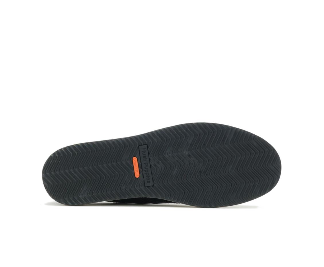 Men Sneakers | Hush Puppies Heath Wingtip Oxford Black Leather