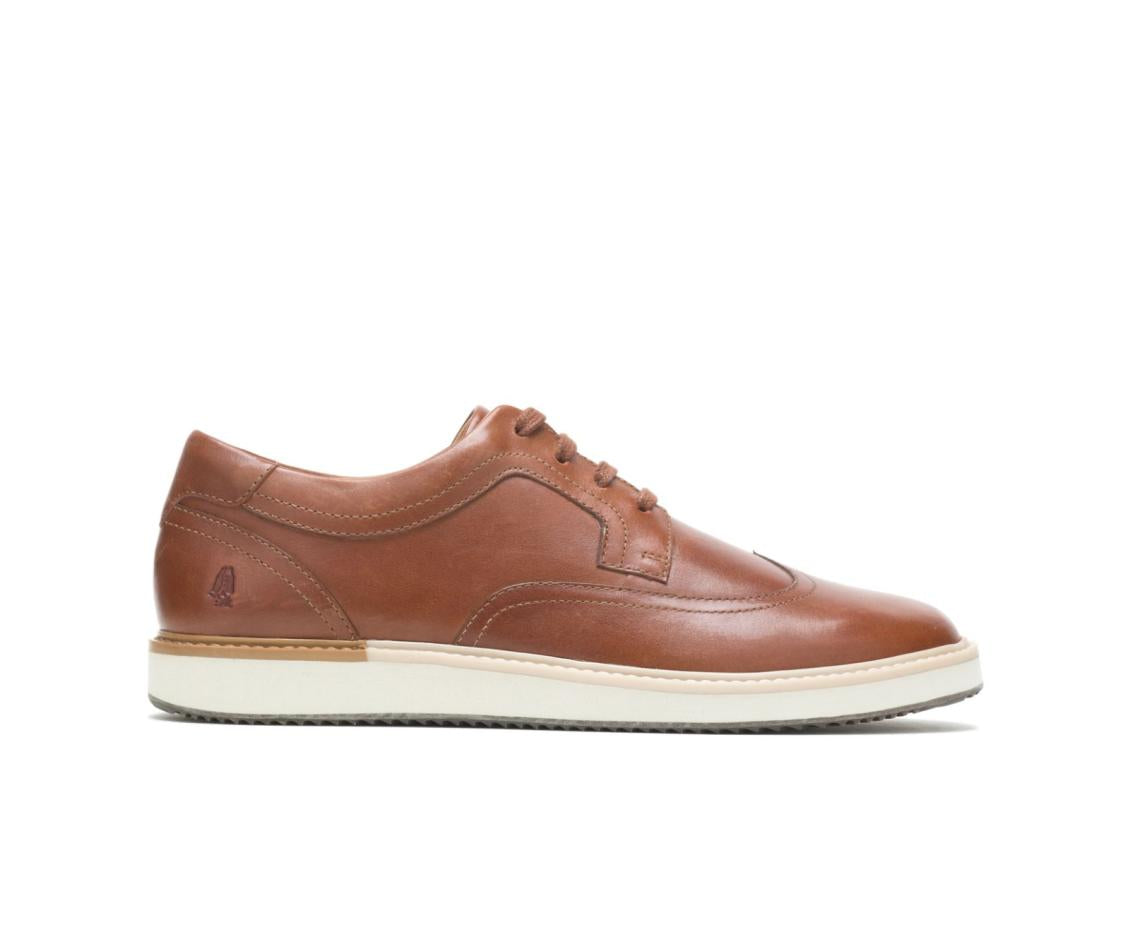 Men Sneakers | Hush Puppies Heath Wingtip Oxford Cognac Leather