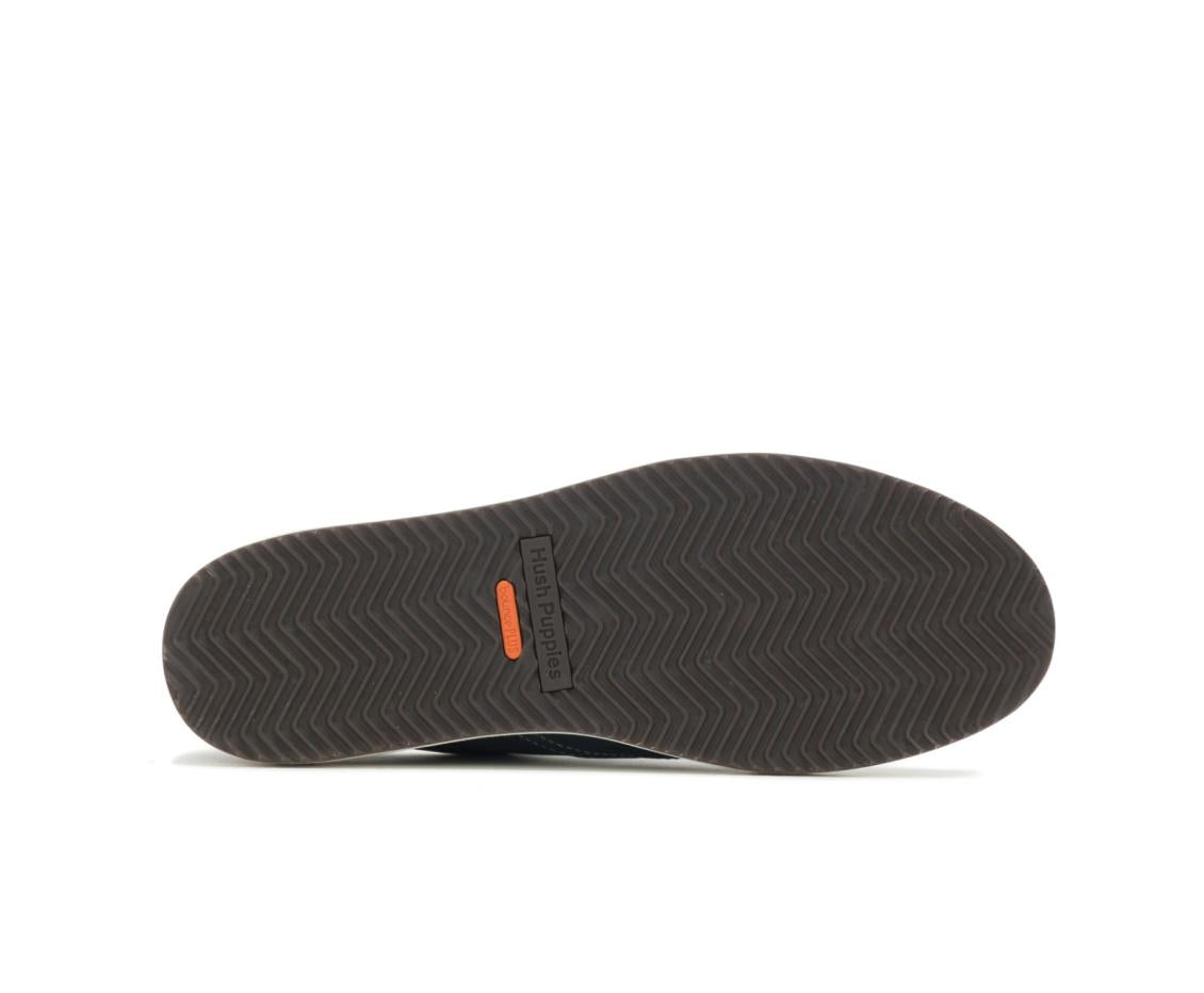 Men Sneakers | Hush Puppies Heath Wingtip Oxford Navy Nubuck