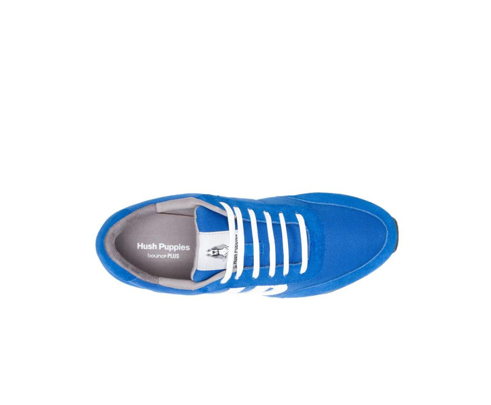 Men Sneakers | Hush Puppies Seventy8 Corsair Blue Suede