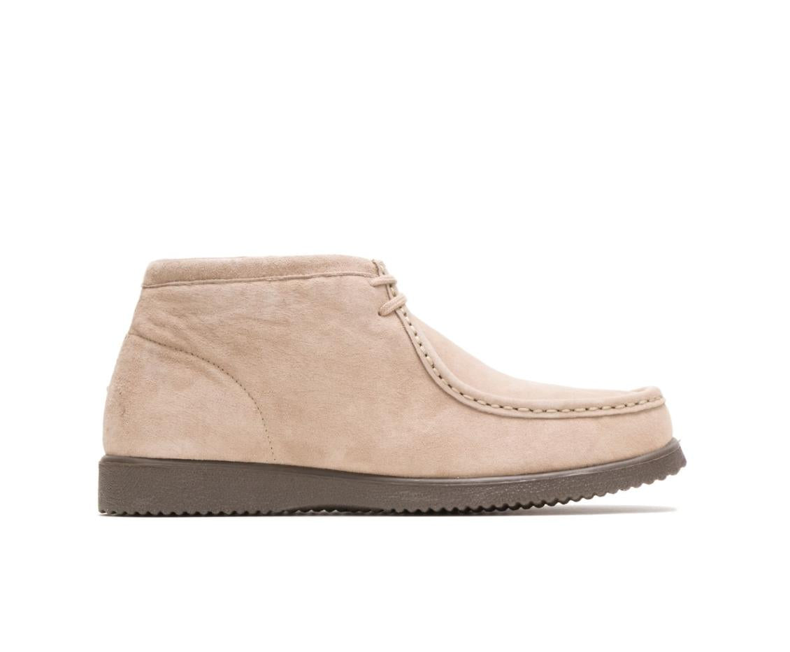 Men Walking Shoes | Hush Puppies Bridgeport Classic Taupe Suede