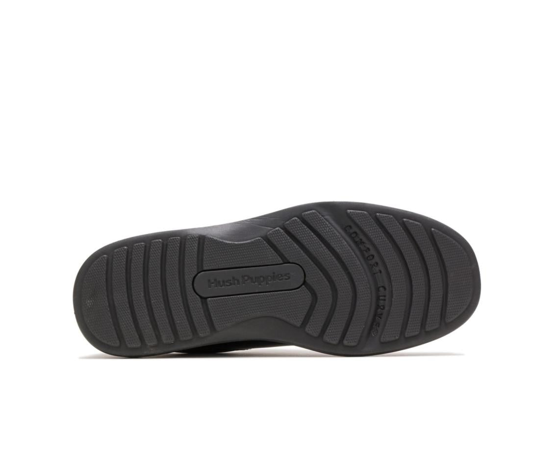 Men Walking Shoes | Hush Puppies Gil Black Leather