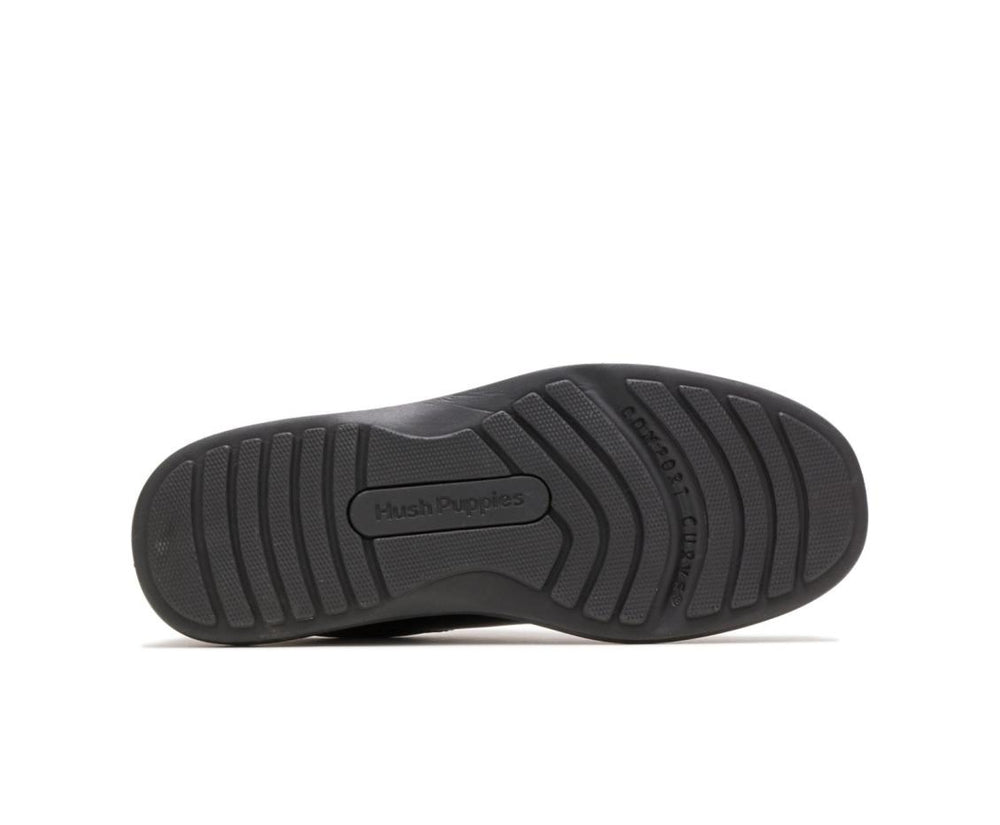 Men Walking Shoes | Hush Puppies Gil Black Leather