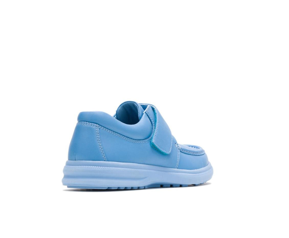 Men Walking Shoes | Hush Puppies Gil Surf Blue Leather