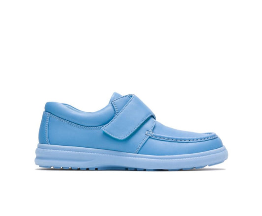 Men Walking Shoes | Hush Puppies Gil Surf Blue Leather