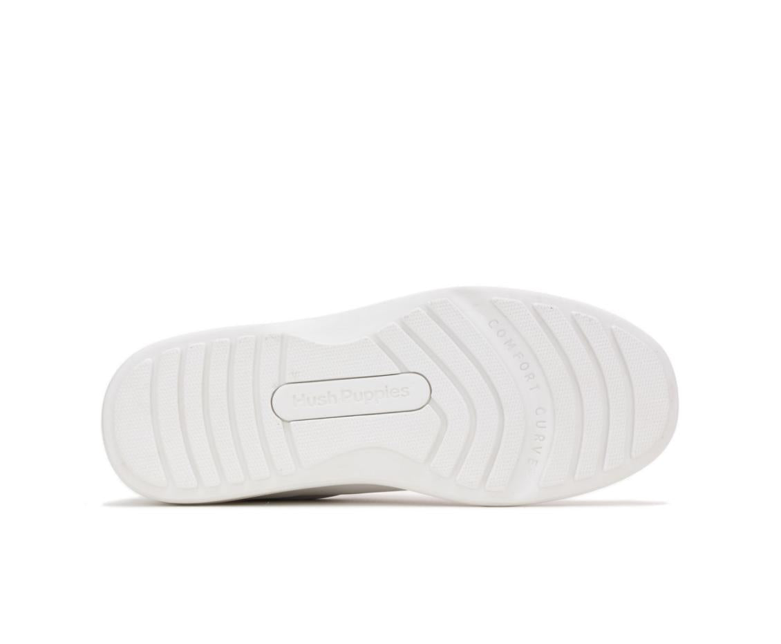 Men Walking Shoes | Hush Puppies Gil White Leather