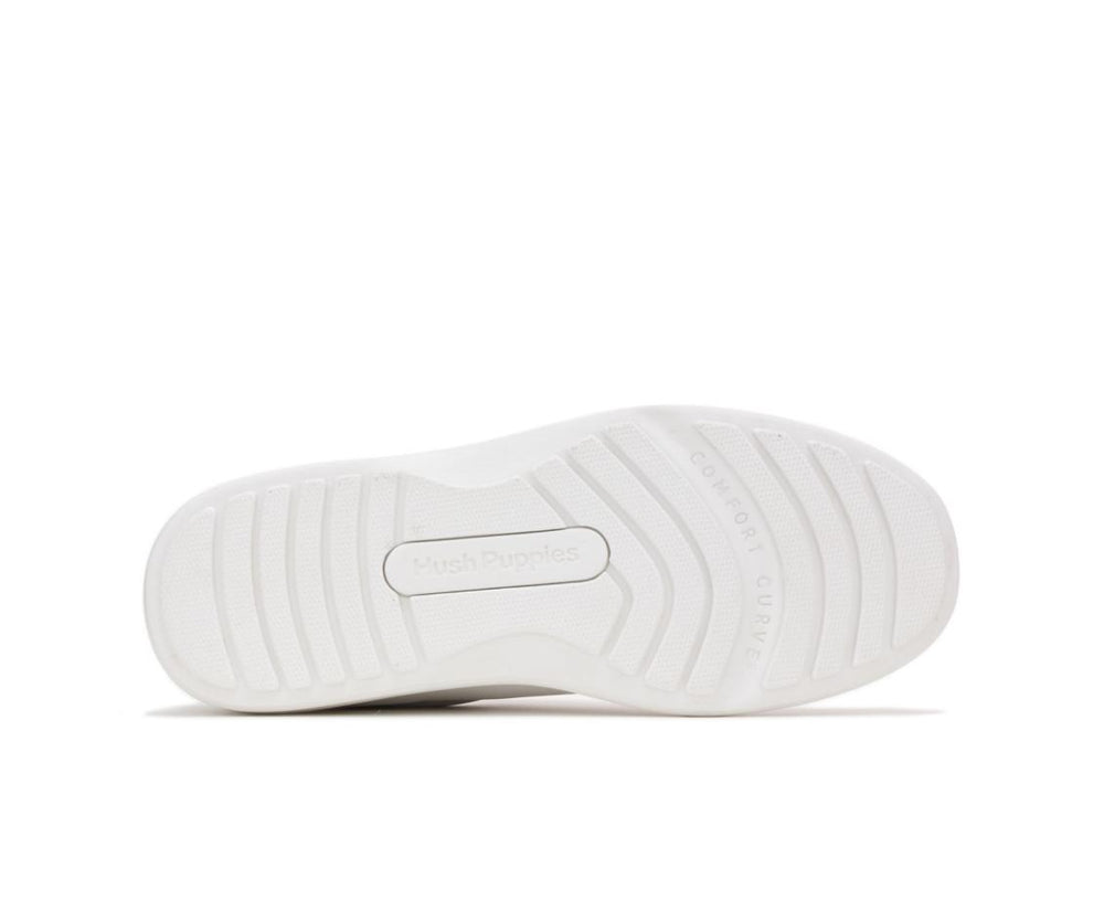 Men Walking Shoes | Hush Puppies Gil White Leather