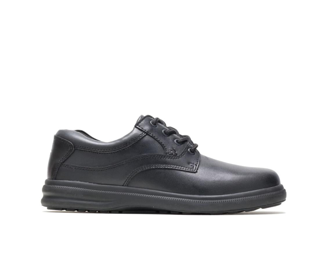 Men Walking Shoes | Hush Puppies Glen Black Leather
