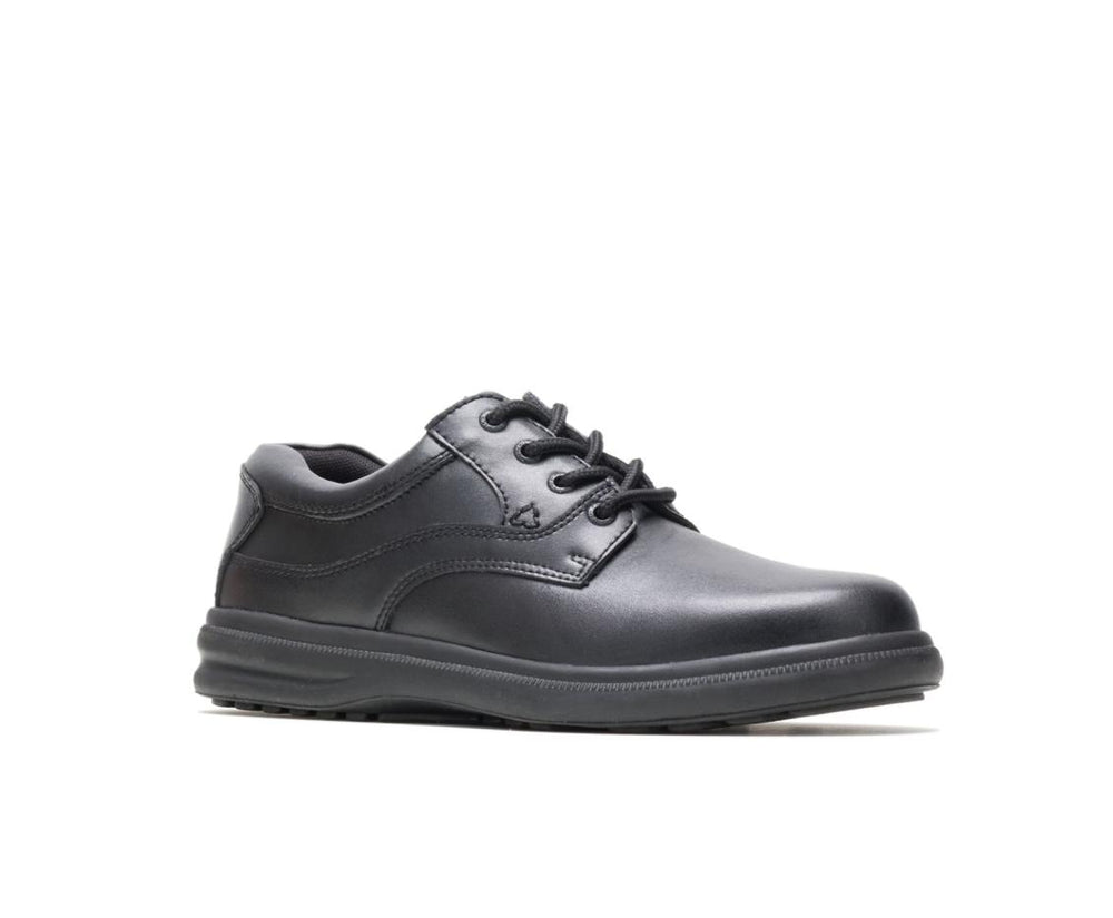 Men Walking Shoes | Hush Puppies Glen Black Leather
