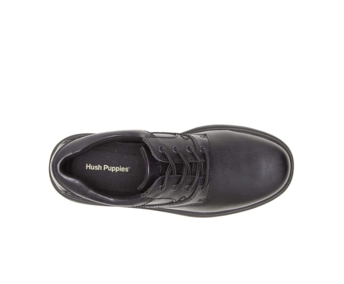 Men Walking Shoes | Hush Puppies Glen Black Leather