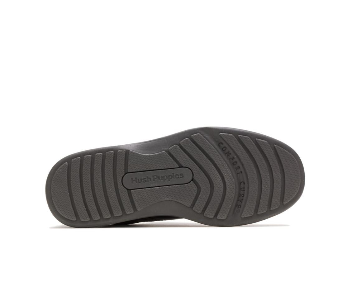 Men Walking Shoes | Hush Puppies Glen Dark Brown Pull-up Leather