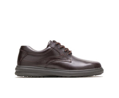 Men Walking Shoes | Hush Puppies Glen Dark Brown Pull-up Leather