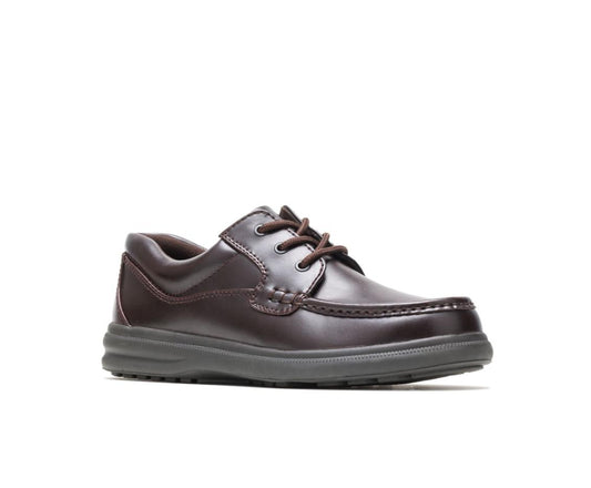 Men Walking Shoes | Hush Puppies Gus Dark Brown Pull-up Leather