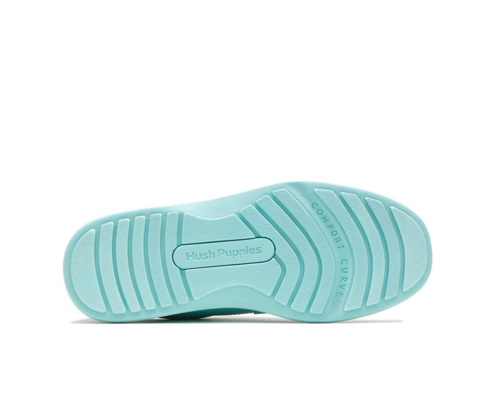 Men Walking Shoes | Hush Puppies Gus Sea Foam Leather