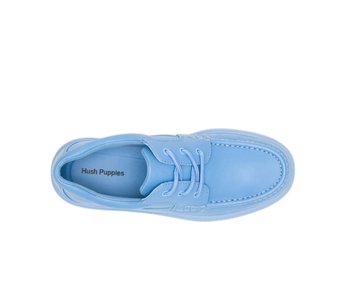 Men Walking Shoes | Hush Puppies Gus Surf Blue Leather