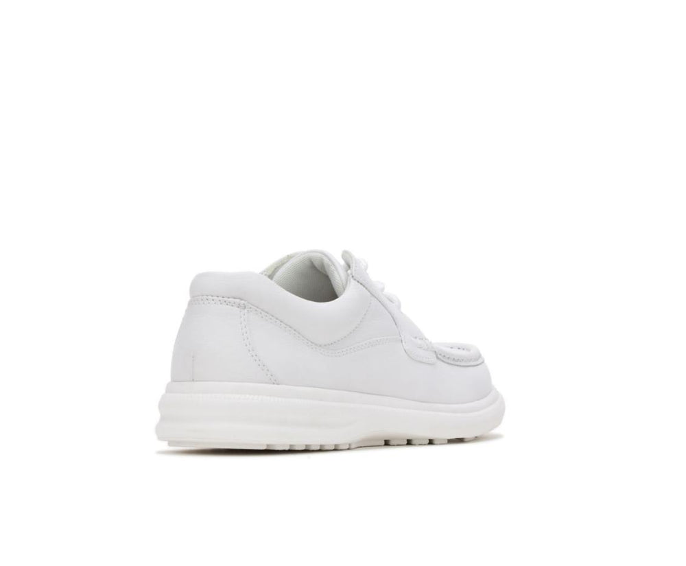 Men Walking Shoes | Hush Puppies Gus White Leather