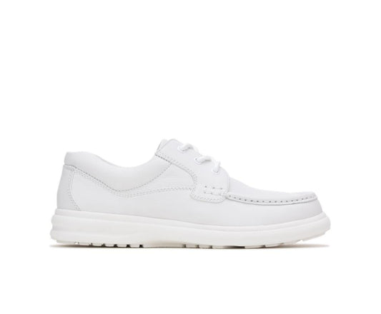 Men Walking Shoes | Hush Puppies Gus White Leather