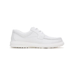 Men Walking Shoes | Hush Puppies Gus White Leather