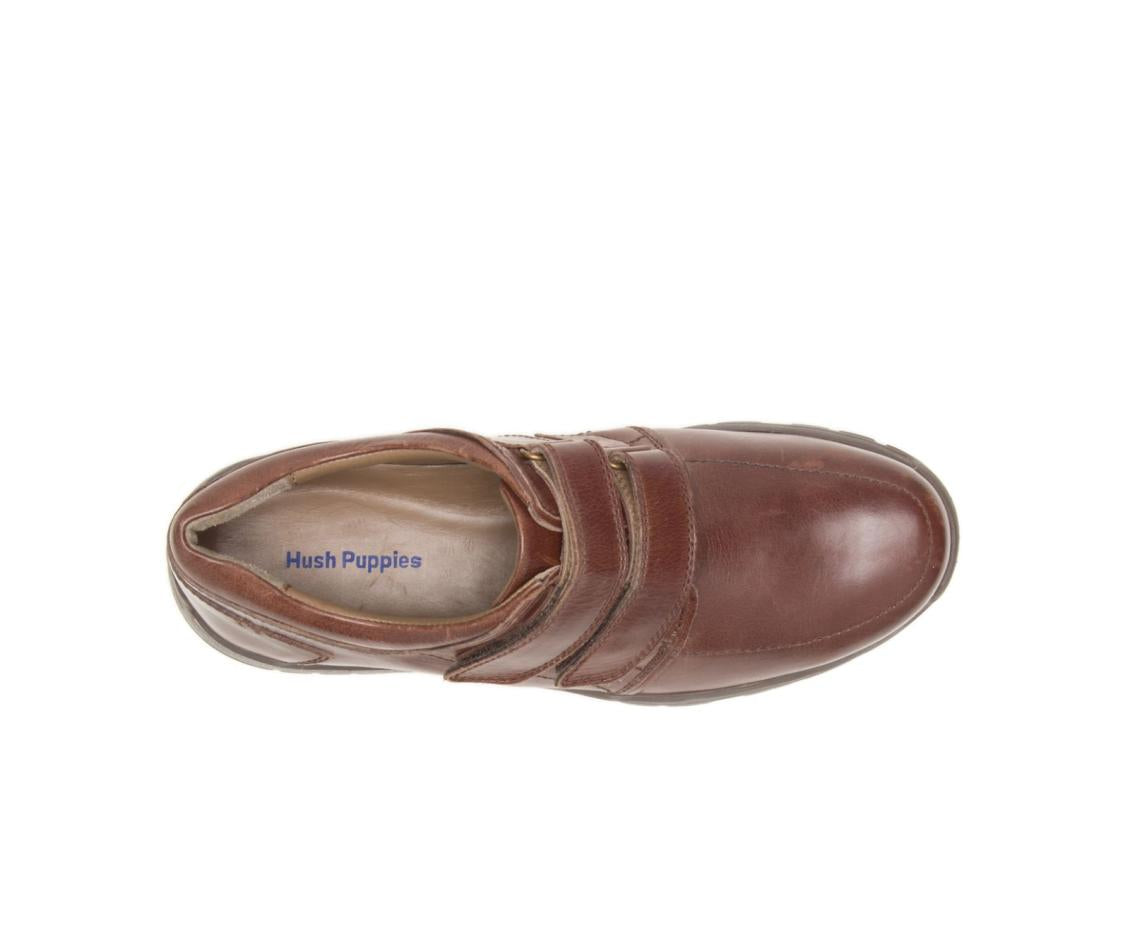 Men Walking Shoes | Hush Puppies Luthar Henson Dark Brown Leather