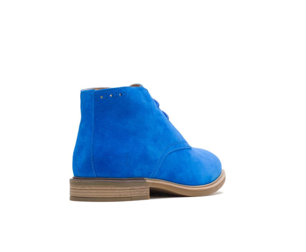 Women Boots | Hush Puppies Bailey Chukka Boot Electric Blue Suede