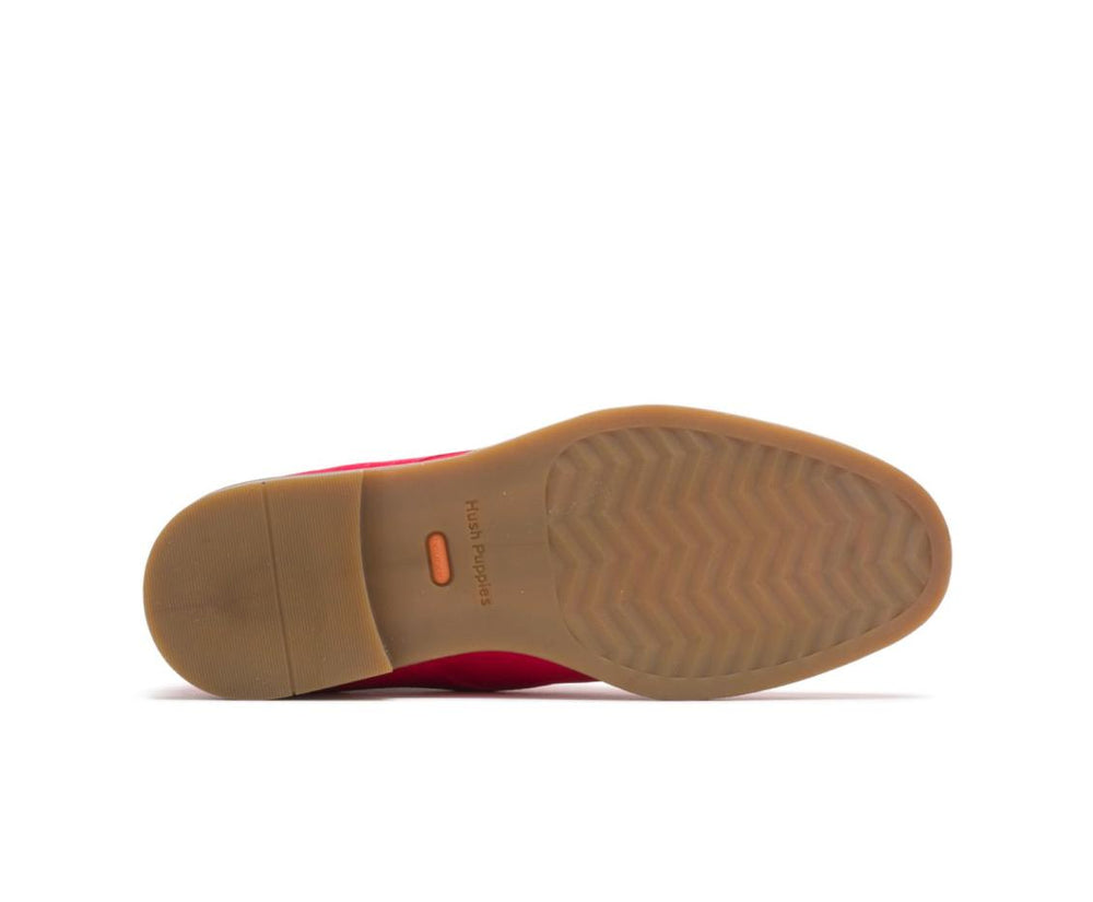 Women Boots | Hush Puppies Bailey Chukka Boot Fire Red Suede