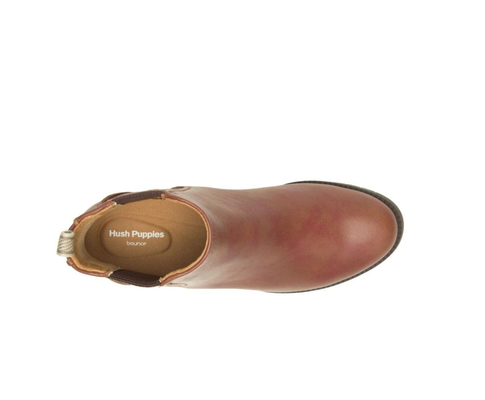Women Boots | Hush Puppies Hadley Chelsea Boot Cognac Leather