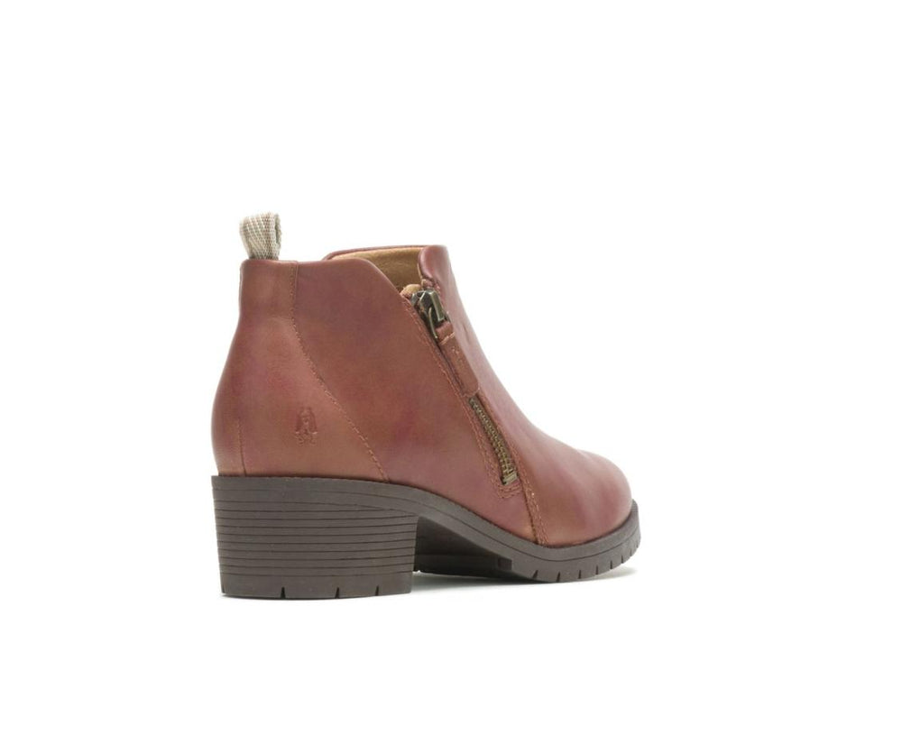 Women Boots | Hush Puppies Hadley Side Zip Boot Cognac Leather