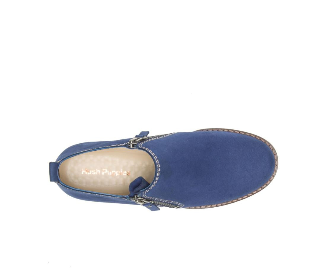 Women Boots | Hush Puppies Mazin Cayto Navy Nubuck