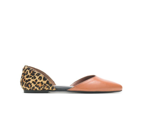 Women Flats &amp; Slip-Ons | Hush Puppies Sadie D'Orsay Tan Leathercheetah