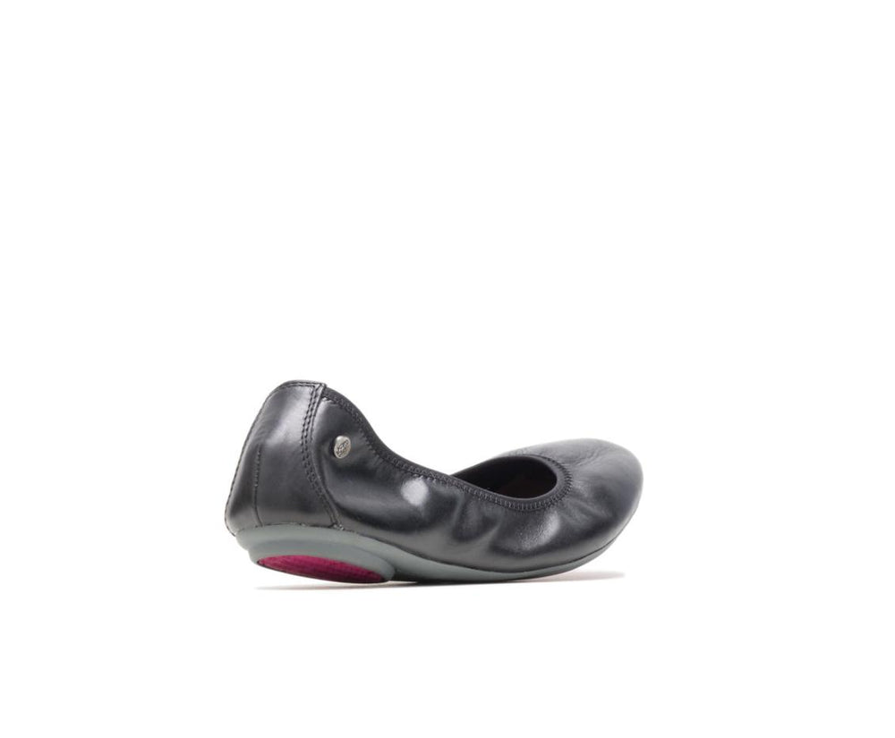 Women Flats &amp; Slip-Ons | Hush Puppies Chaste Ballet Black Leather
