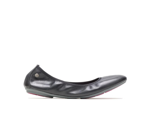 Women Flats &amp; Slip-Ons | Hush Puppies Chaste Ballet Black Leather