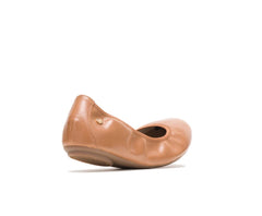 Women Flats &amp; Slip-Ons | Hush Puppies Chaste Ballet Cognac Leather