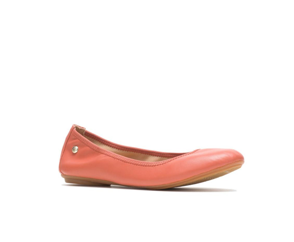 Women Flats &amp; Slip-Ons | Hush Puppies Chaste Ballet Ginger Spice Leather