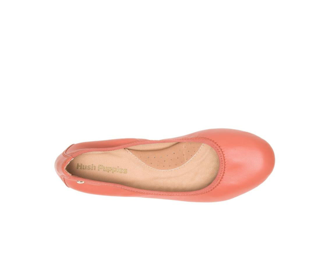 Women Flats &amp; Slip-Ons | Hush Puppies Chaste Ballet Ginger Spice Leather