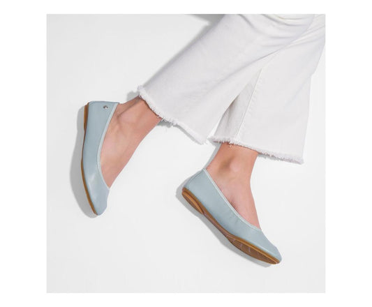 Women Flats &amp; Slip-Ons | Hush Puppies Chaste Ballet Seafoam Leather