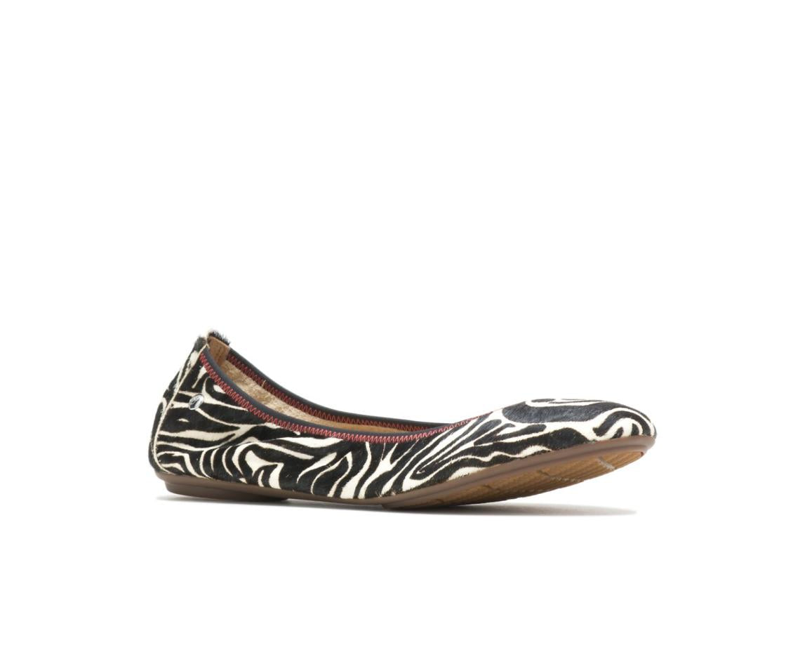 Women Flats &amp; Slip-Ons | Hush Puppies Chaste Ballet Zebra Calf Hair
