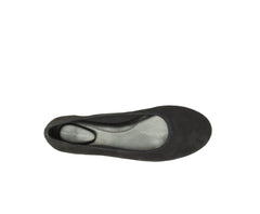 Women Flats &amp; Slip-Ons | Hush Puppies Kendal Ballet Perfect Fit Black Suede