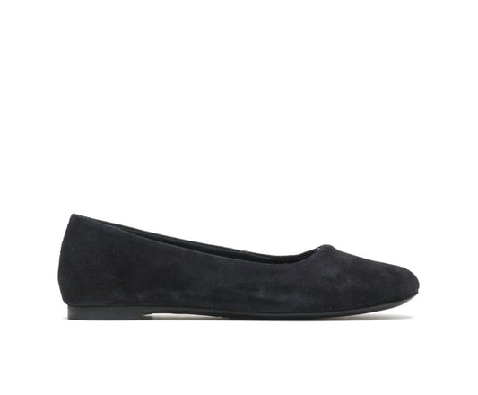 Women Flats &amp; Slip-Ons | Hush Puppies Kendal Ballet Perfect Fit Black Suede