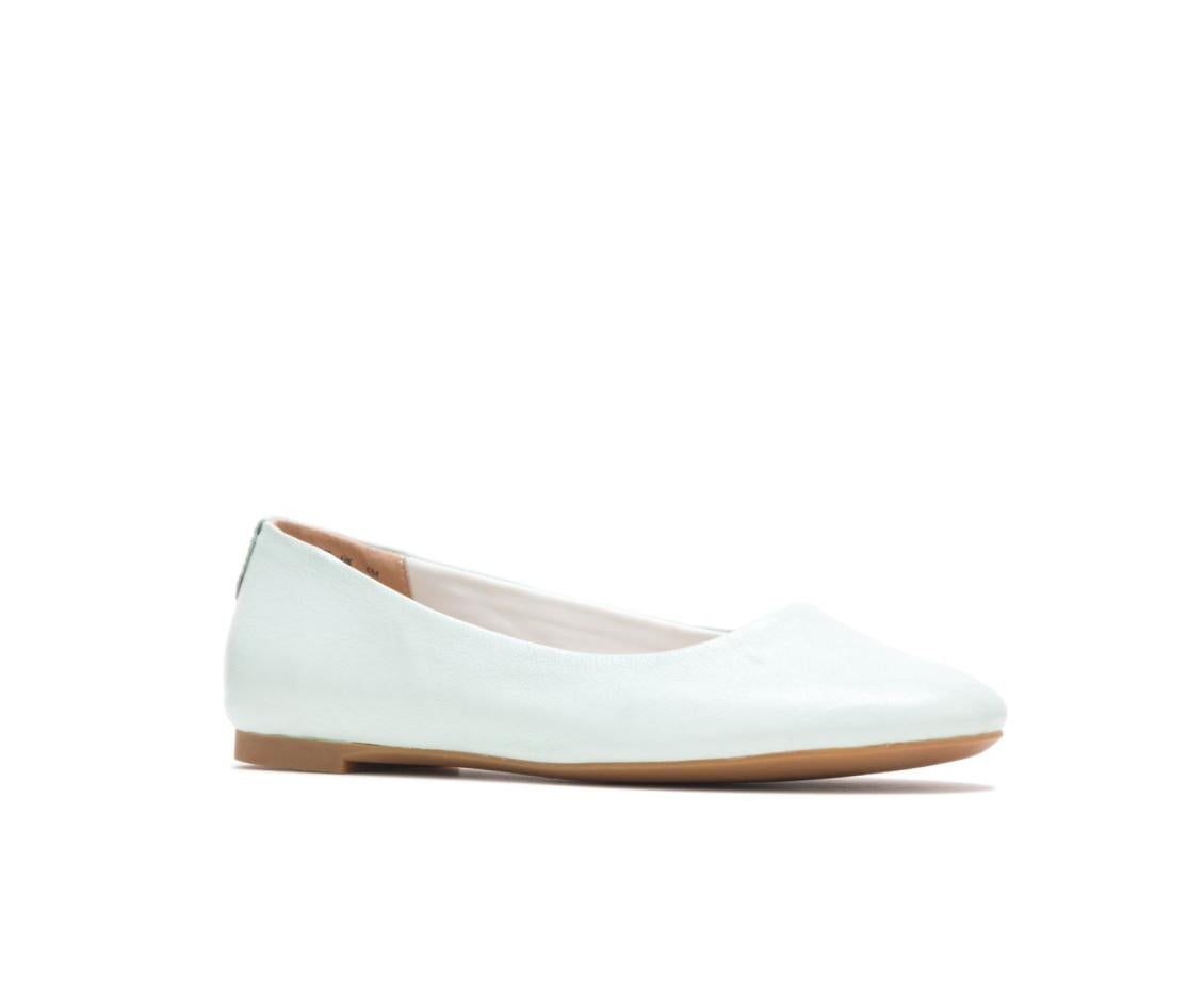 Women Flats &amp; Slip-Ons | Hush Puppies Kendal Ballet Perfect Fit Pale Blue Leather
