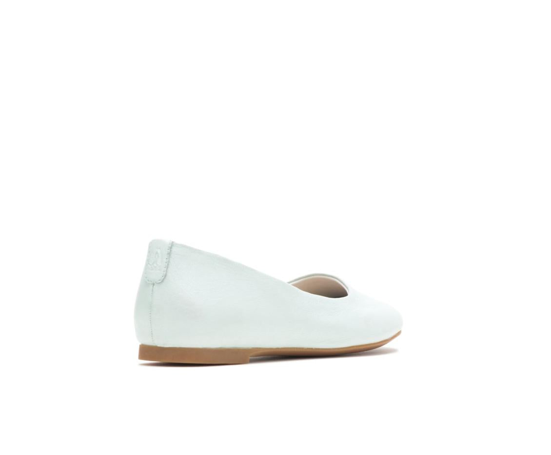 Women Flats &amp; Slip-Ons | Hush Puppies Kendal Ballet Perfect Fit Pale Blue Leather