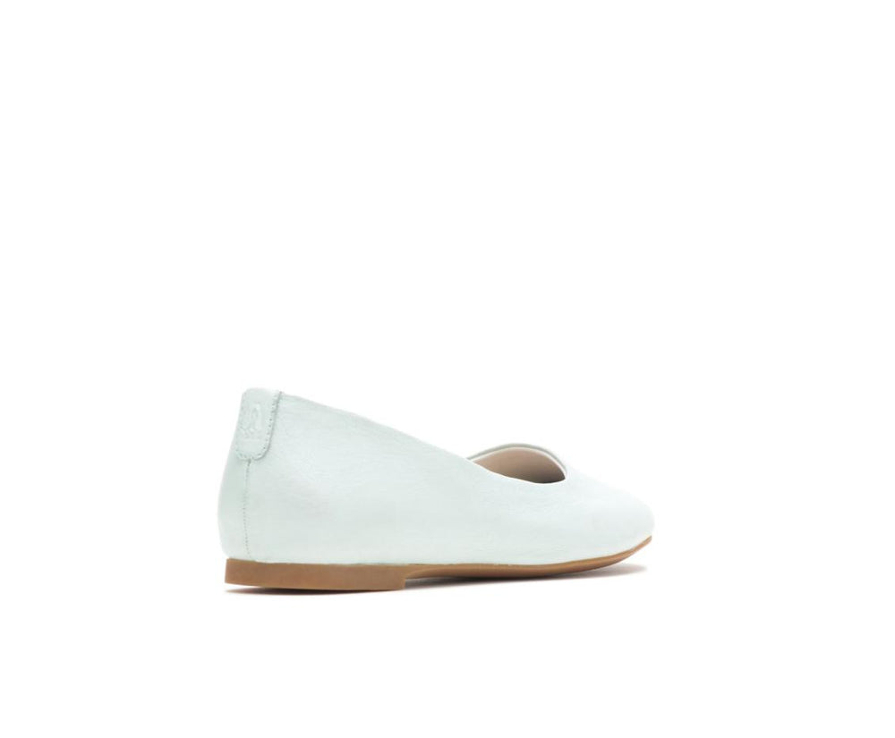 Women Flats &amp; Slip-Ons | Hush Puppies Kendal Ballet Perfect Fit Pale Blue Leather
