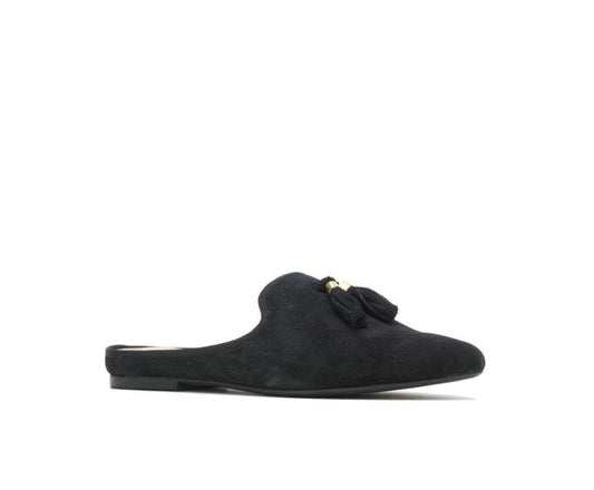 Women Flats &amp; Slip-Ons | Hush Puppies Sadie Tassel Mule Black Suede