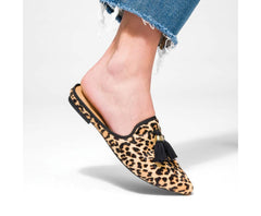 Women Flats &amp; Slip-Ons | Hush Puppies Sadie Tassel Mule Black Suede