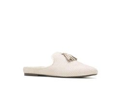 Women Flats &amp; Slip-Ons | Hush Puppies Sadie Tassel Mule Eggnog Cobra Leather