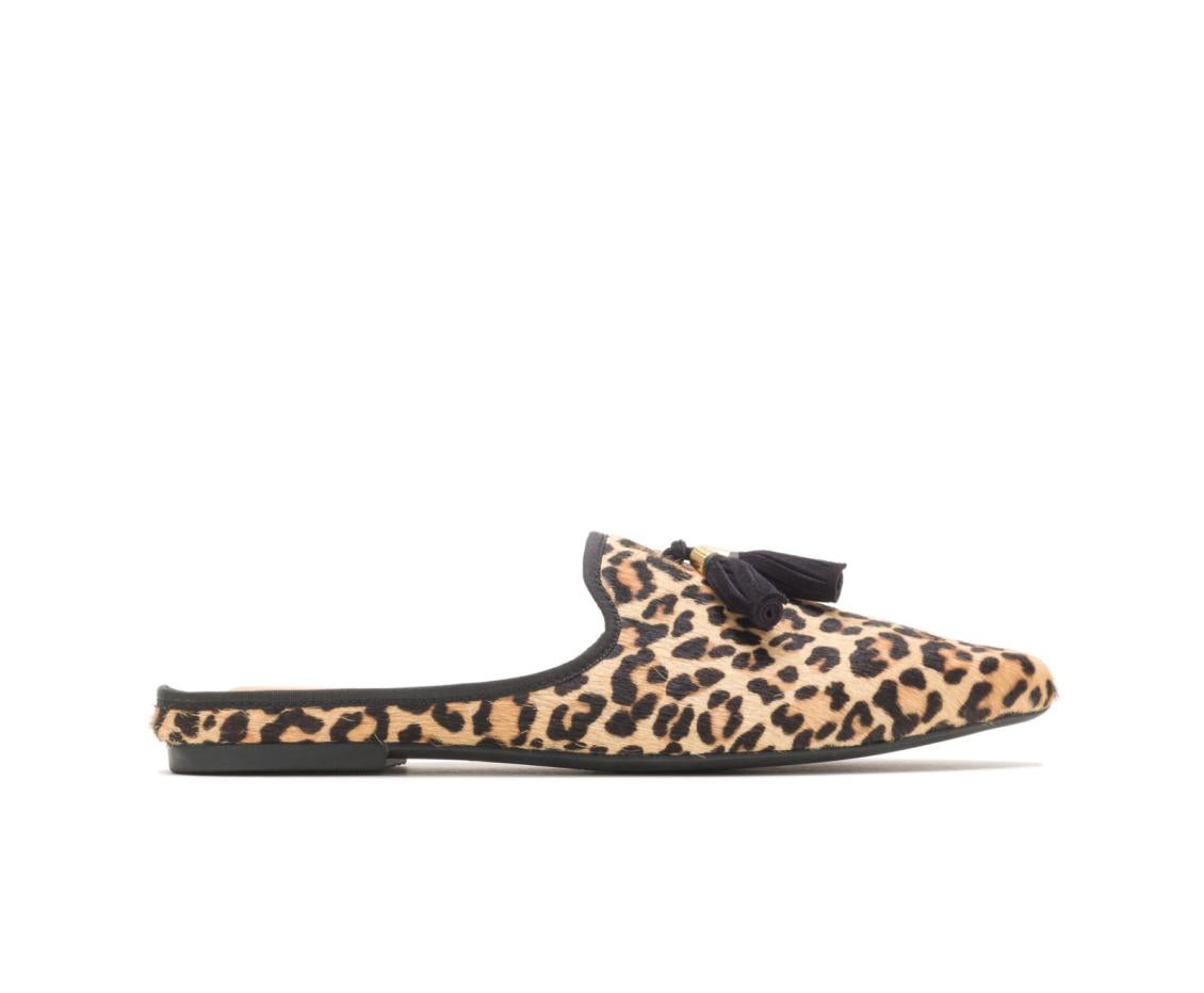 Women Flats &amp; Slip-Ons | Hush Puppies Sadie Tassel Mule Leopard Calf Hair
