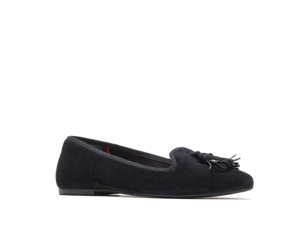 Women Flats &amp; Slip-Ons | Hush Puppies Sadie Tassel Slip-On Black Suede