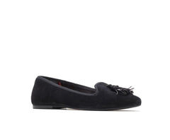 Women Flats &amp; Slip-Ons | Hush Puppies Sadie Tassel Slip-On Black Suede