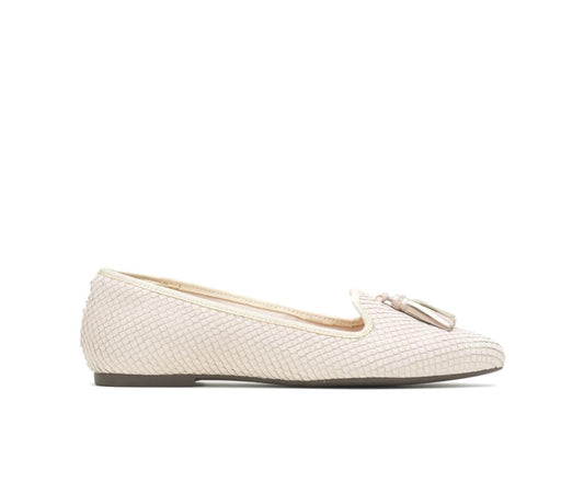 Women Flats &amp; Slip-Ons | Hush Puppies Sadie Tassel Slip-On Eggnog Cobra Leather