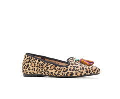 Women Flats &amp; Slip-Ons | Hush Puppies Sadie Tassel Slip-On Leopard Calf Hair